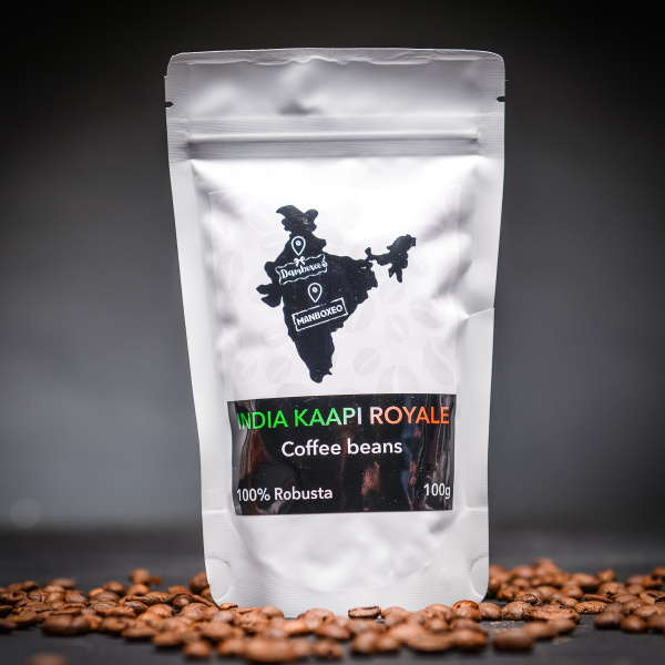 India Kaapi Royale 100 % Robusta 100 g | Manboxeo.sk