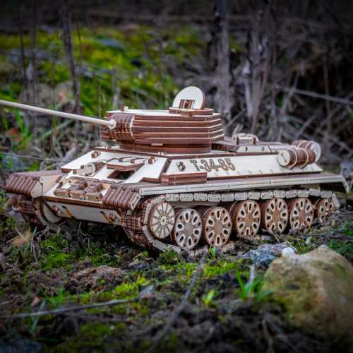 3D drevená stavebnica – Tank T-34-85