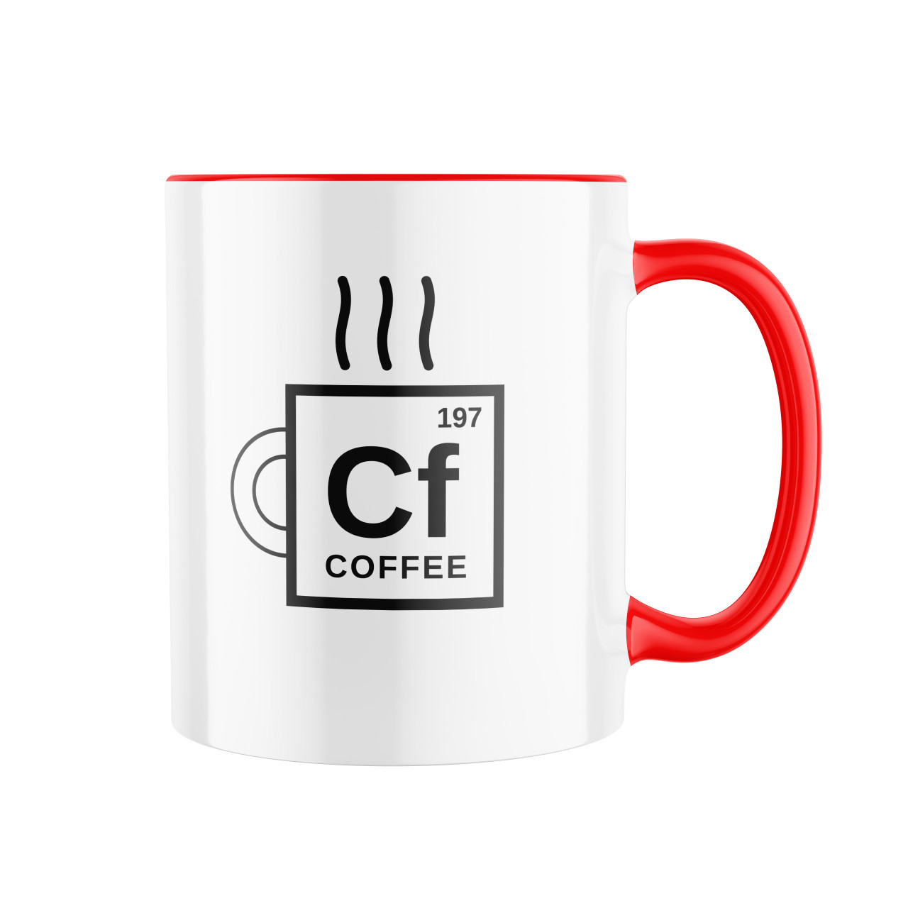Keramický hrnek s potiskem Chemická značka – káva