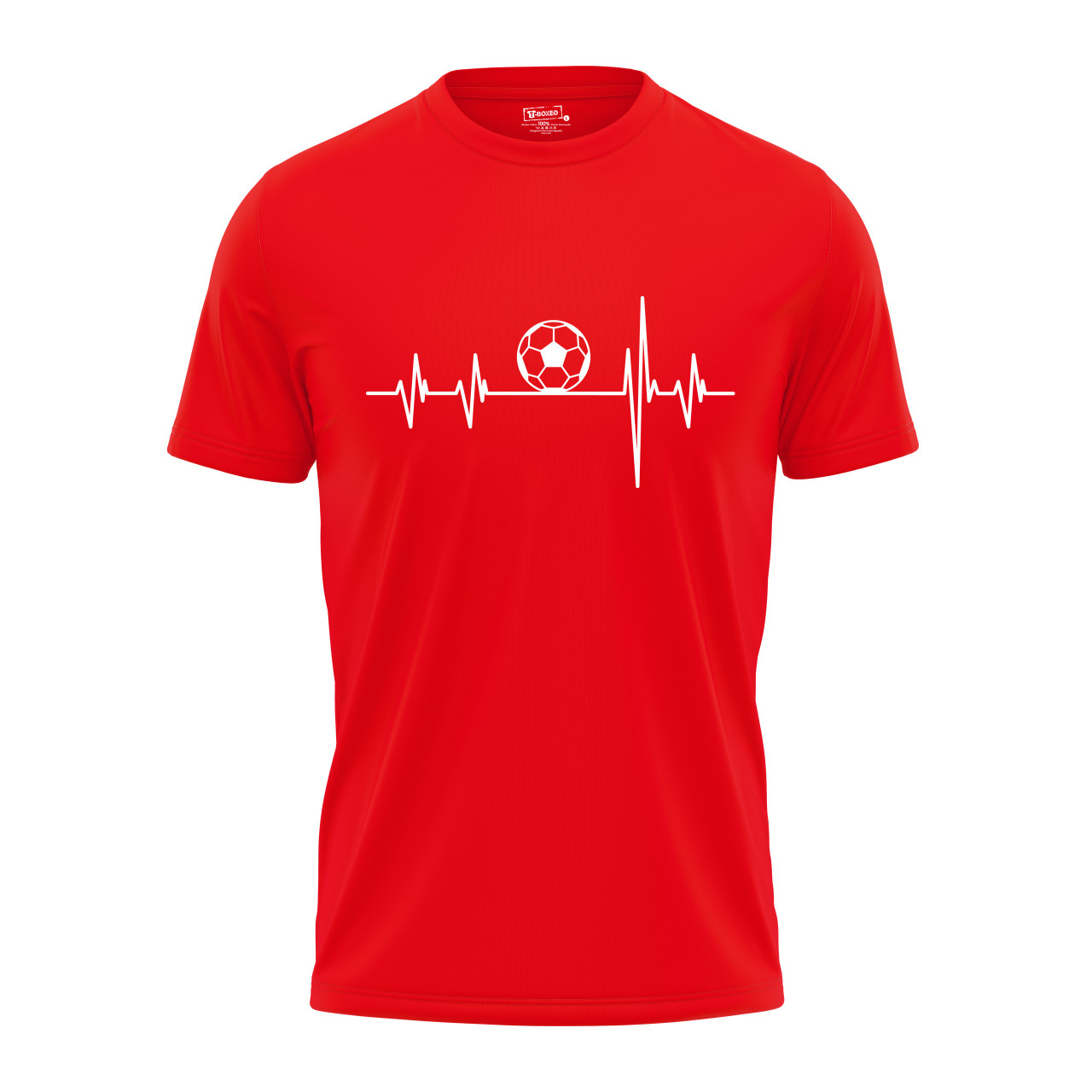 Pánské tričko s potiskem "Srdeční tep Fotbal"