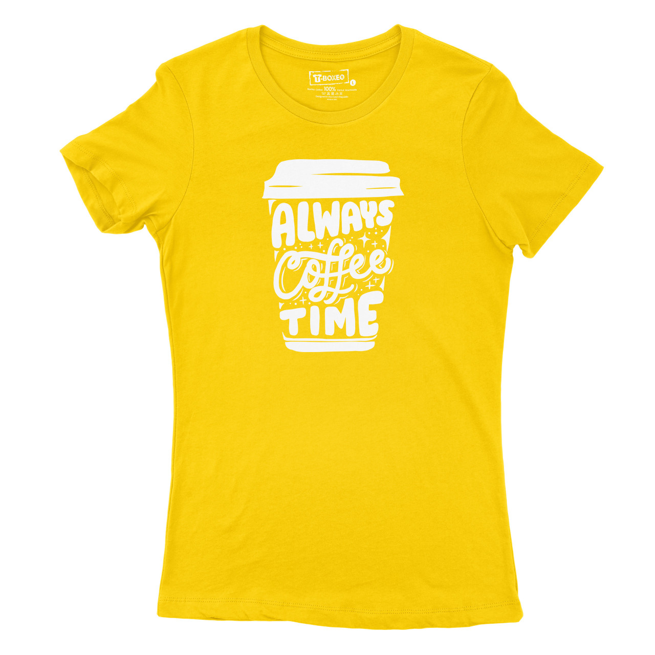 Dámské tričko s potiskem “Always Coffee Time”