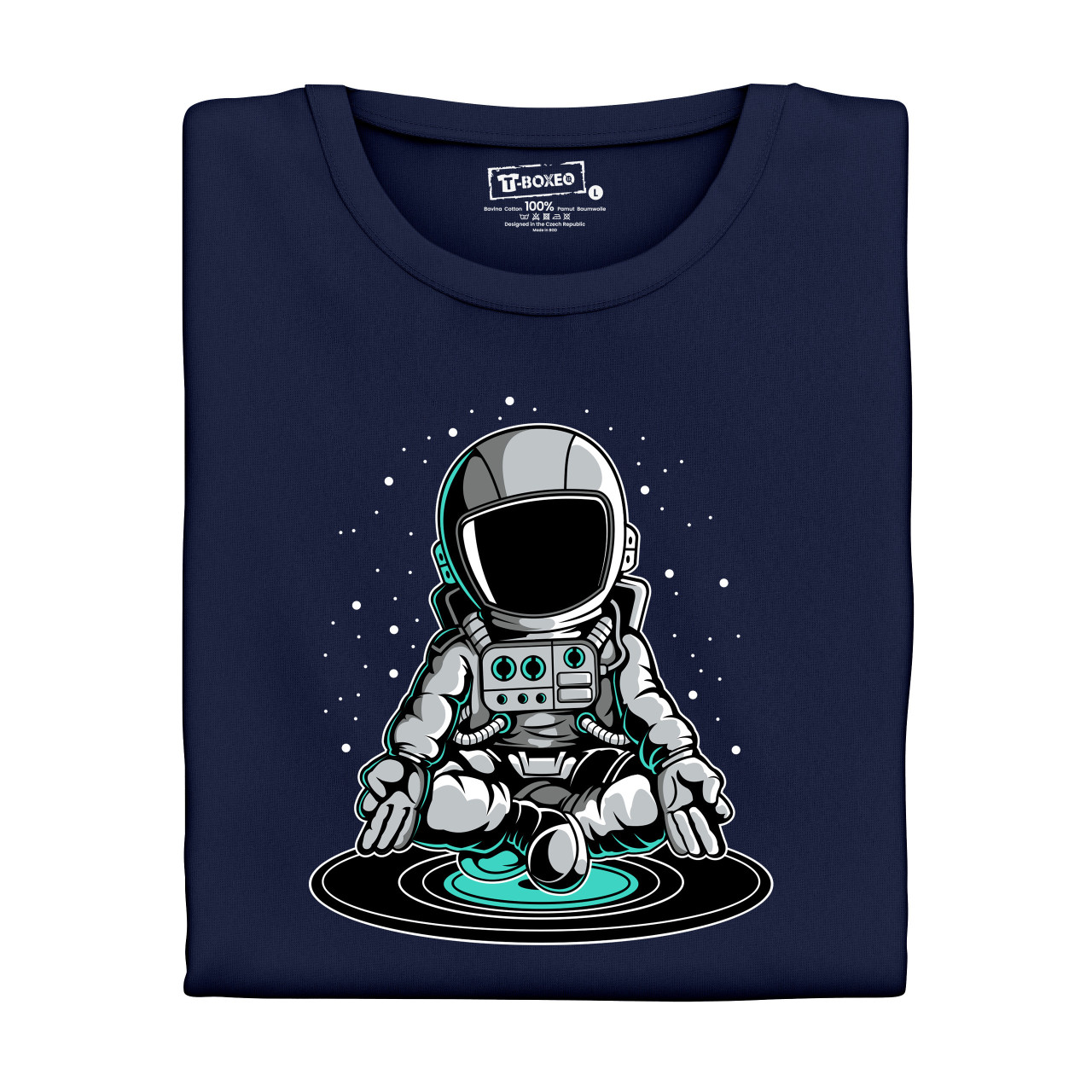 Dámské tričko s potiskem “Astronaut na vinylové desce”