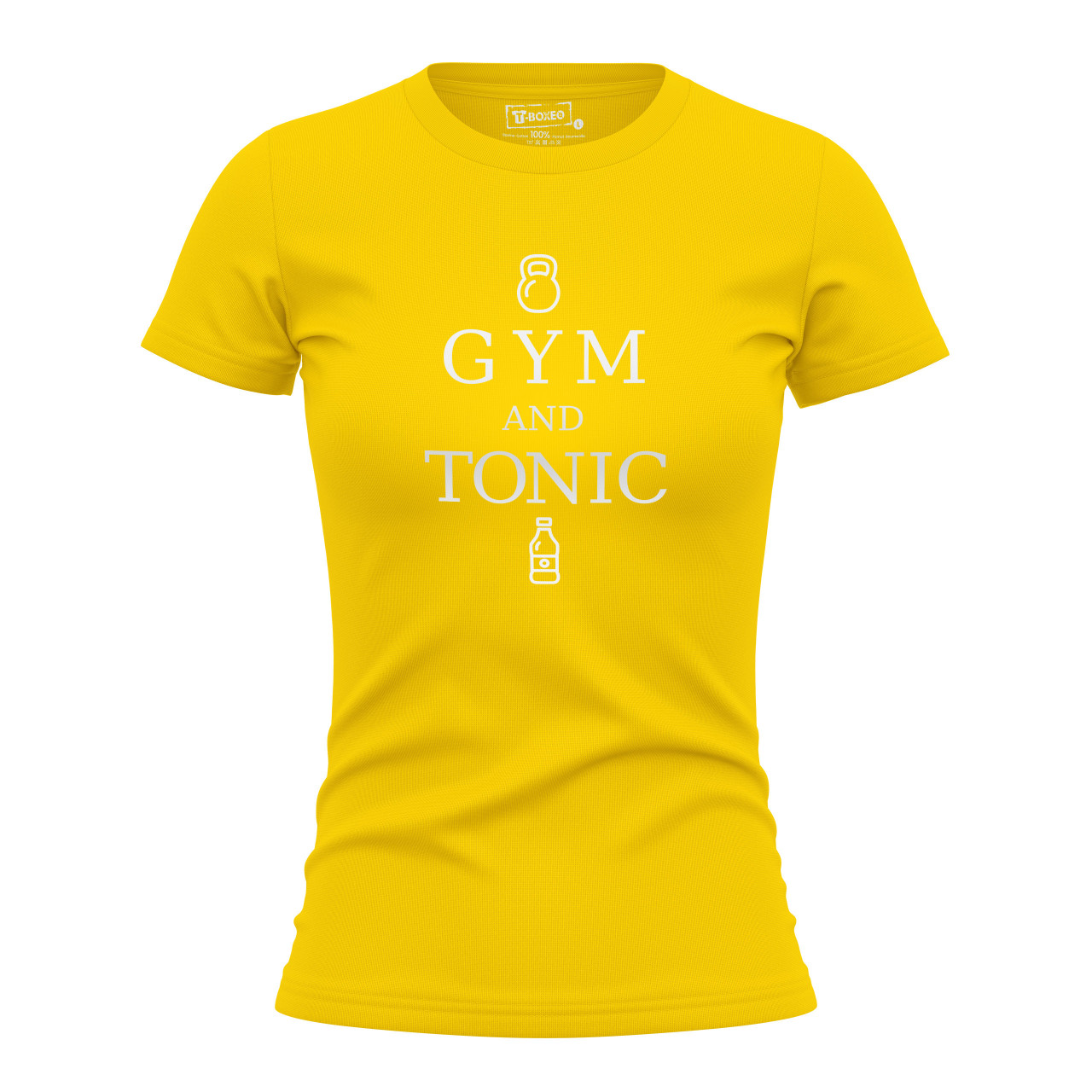 Dámské tričko s potiskem “Gym and Tonic”