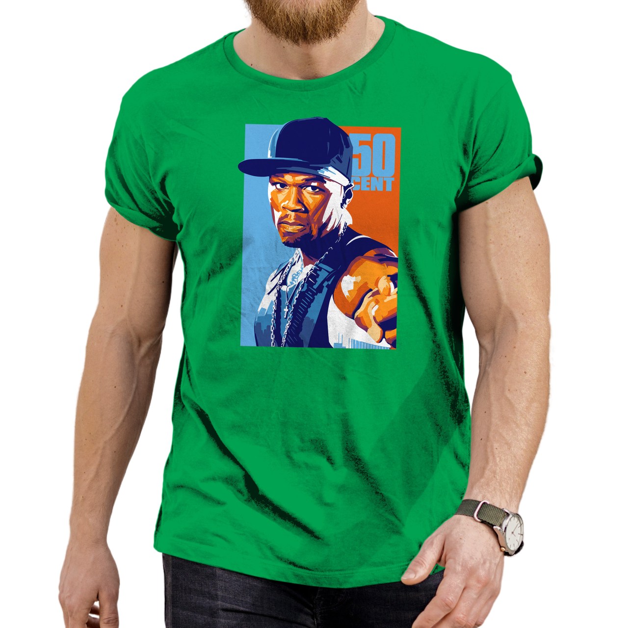 Pánské tričko s potiskem “50 Cent”