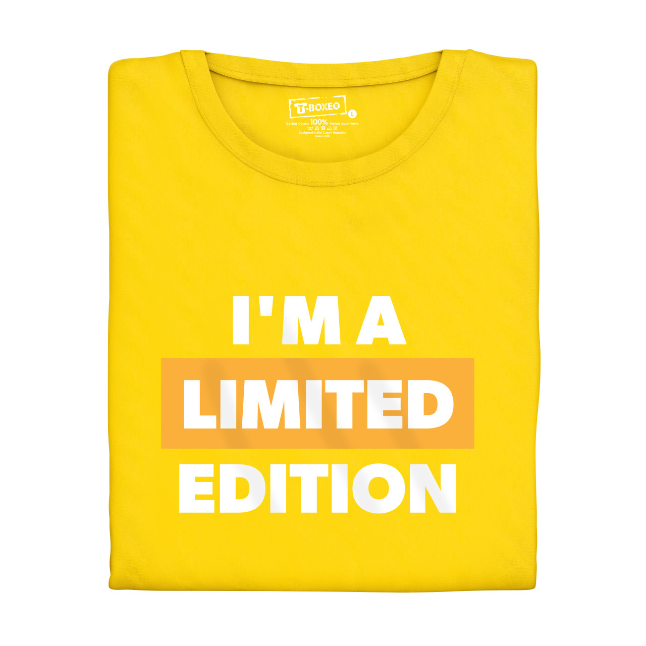 Dámské tričko s potiskem “Jsem limitovaná edice”