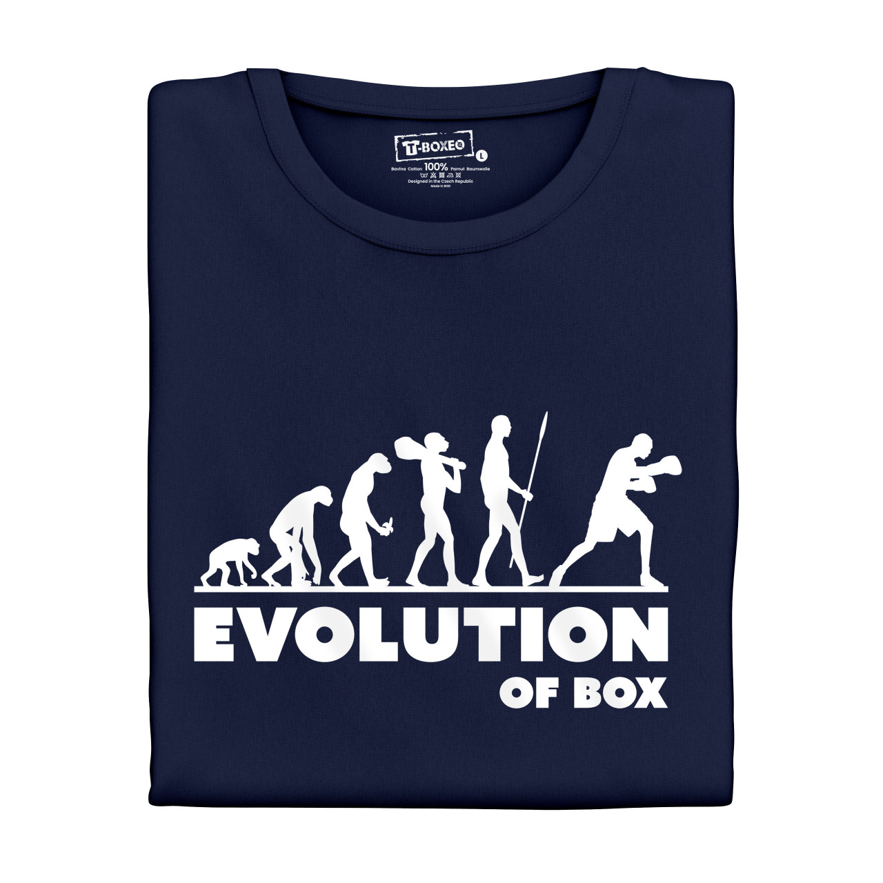 Pánské tričko s potiskem "Evoluce Boxera"