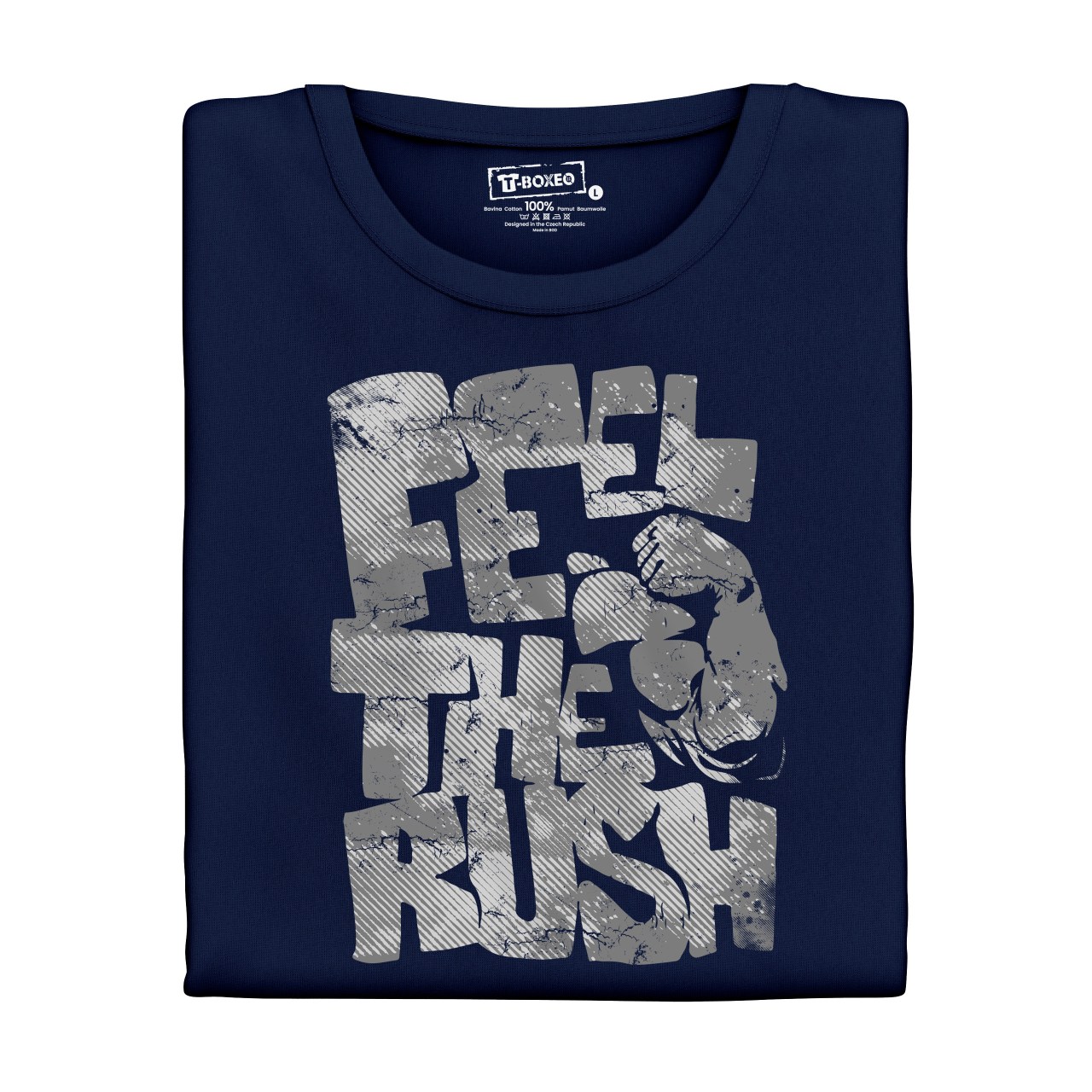 Pánské tričko s potiskem “Feel the Rush”
