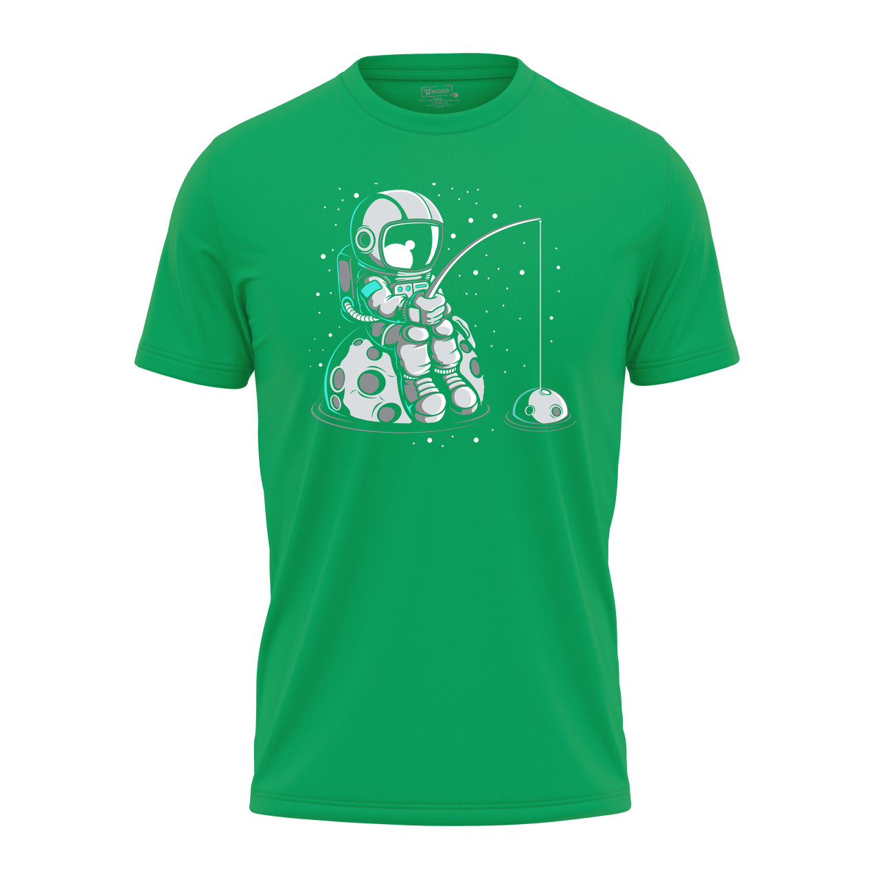 Pánské tričko s potiskem “Astronaut na rybách”