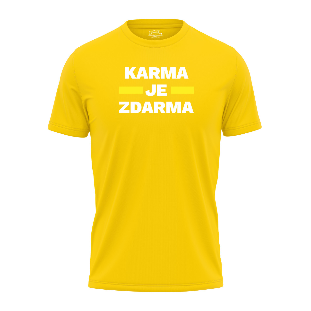 Pánské tričko s potiskem “Karma je zdarma”