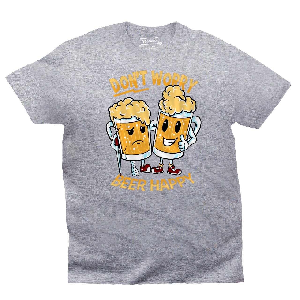 Pánské tričko s potiskem “Don’t Worry, Beer Happy”