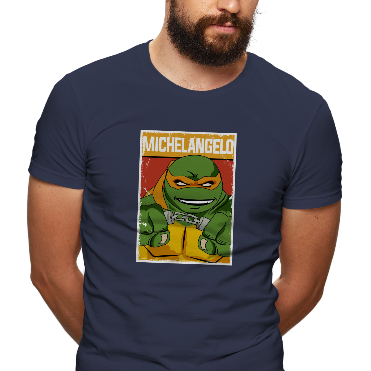 Pánské tričko s potiskem “Michelangelo"