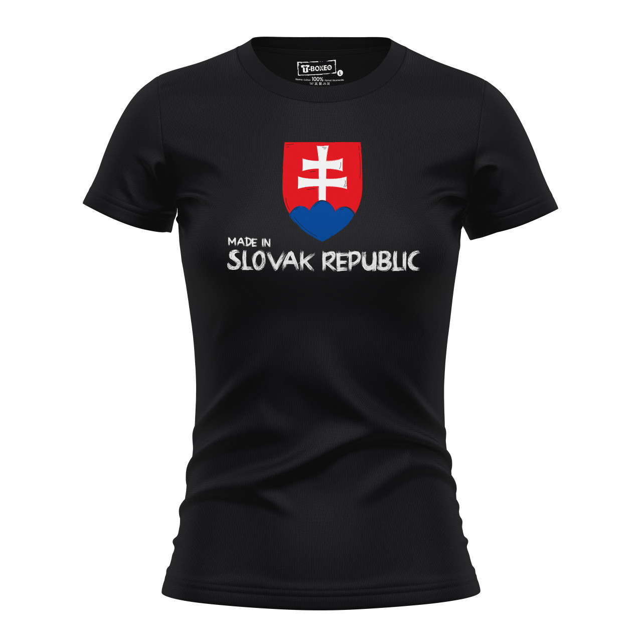 Dámské tričko s potiskem "Made in Slovak Republic" SK