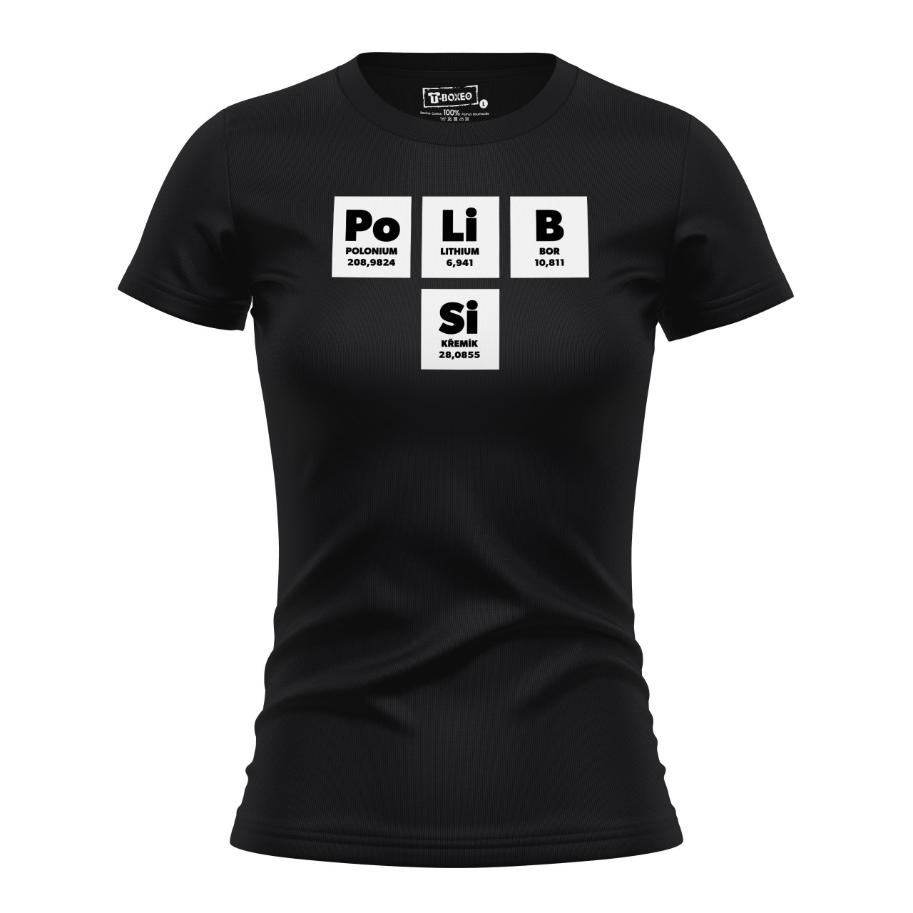 Dámské tričko s potiskem “Po Li B Si”