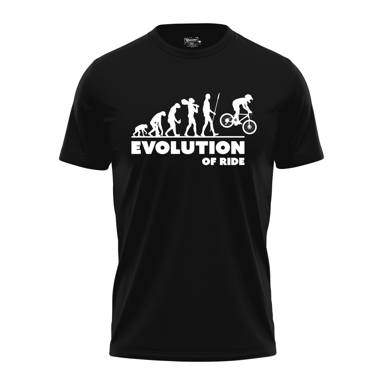 Pánské tričko s potiskem "Evoluce Cyklisty"