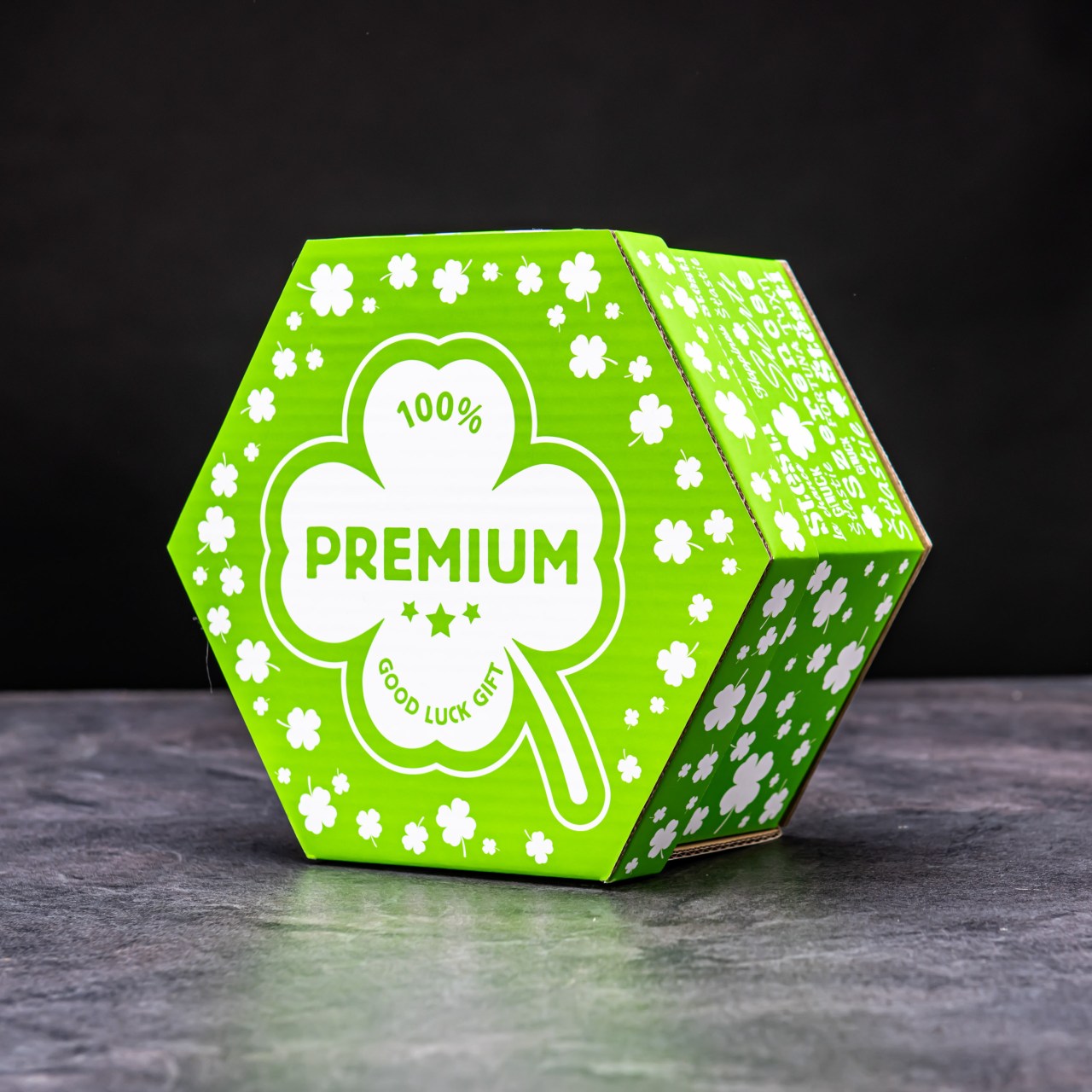 Hexagon plný luxusních popcornů - Čtyřlístek