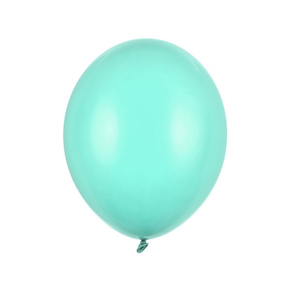 Latexový balónek - Pastelová mint 27cm - 10 ks