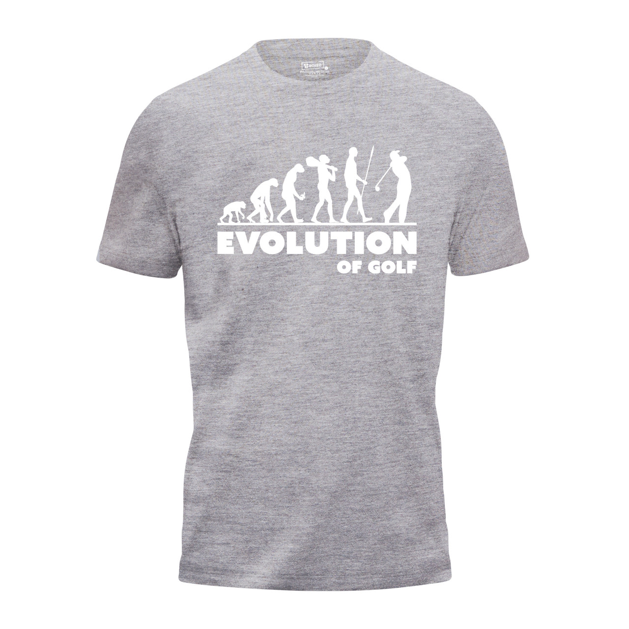 Pánské tričko s potiskem "Evoluce Golfisty"