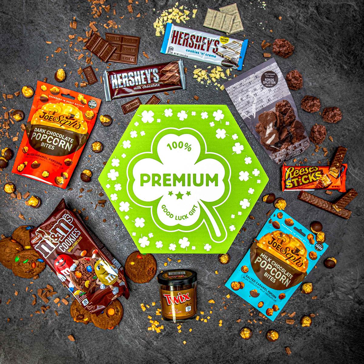 Giftboxeo plné sladkostí - Čtyřlístek
