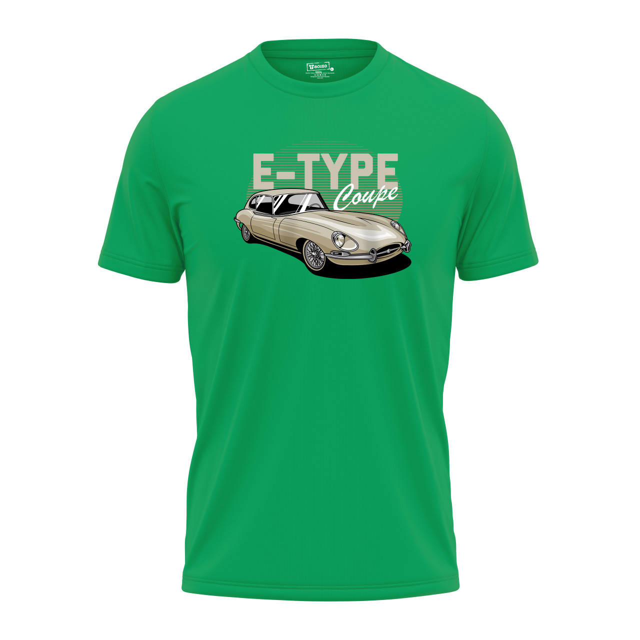 Pánské tričko s potiskem “E-type Coupe"