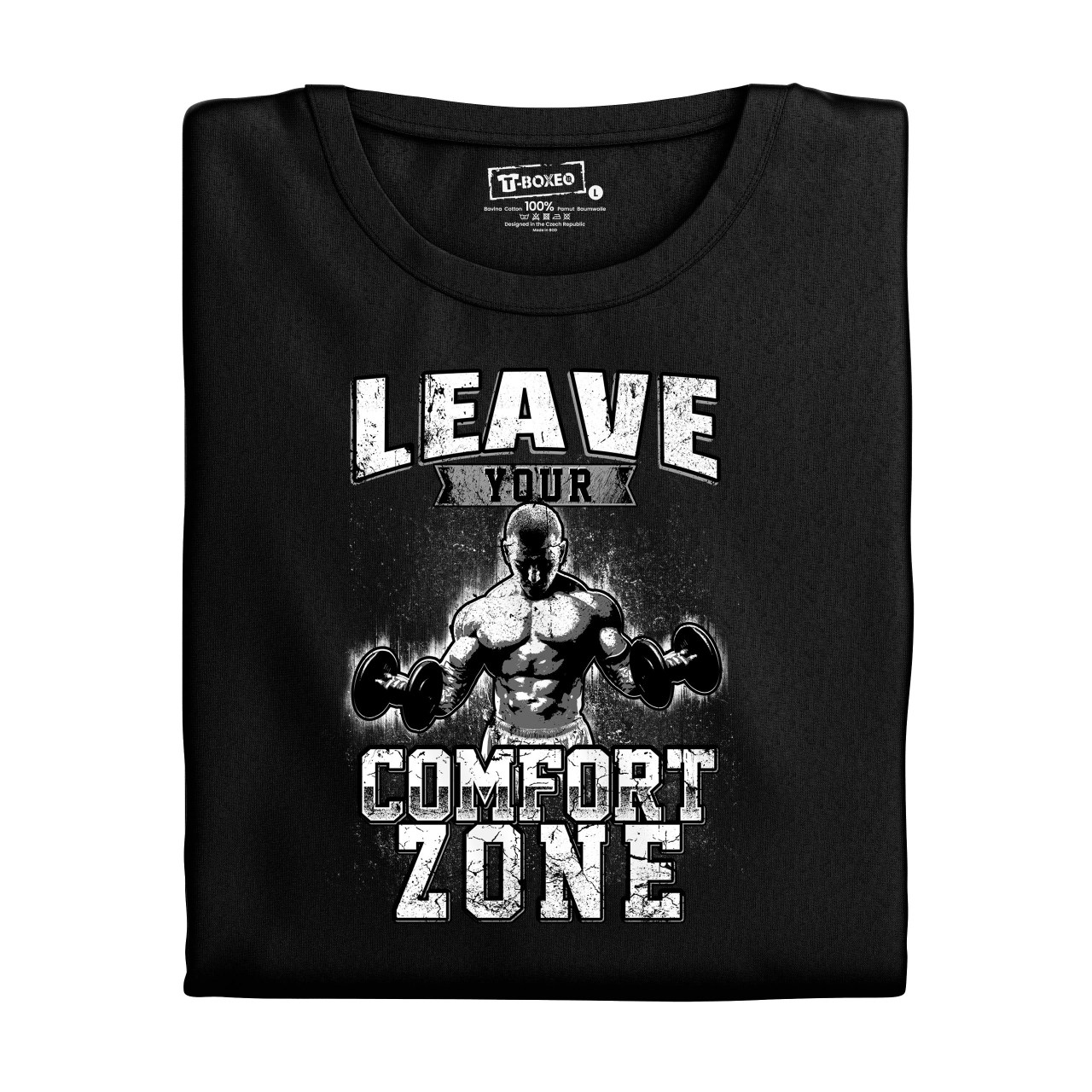 Pánské tričko s potiskem “Leave Comfort Zone”