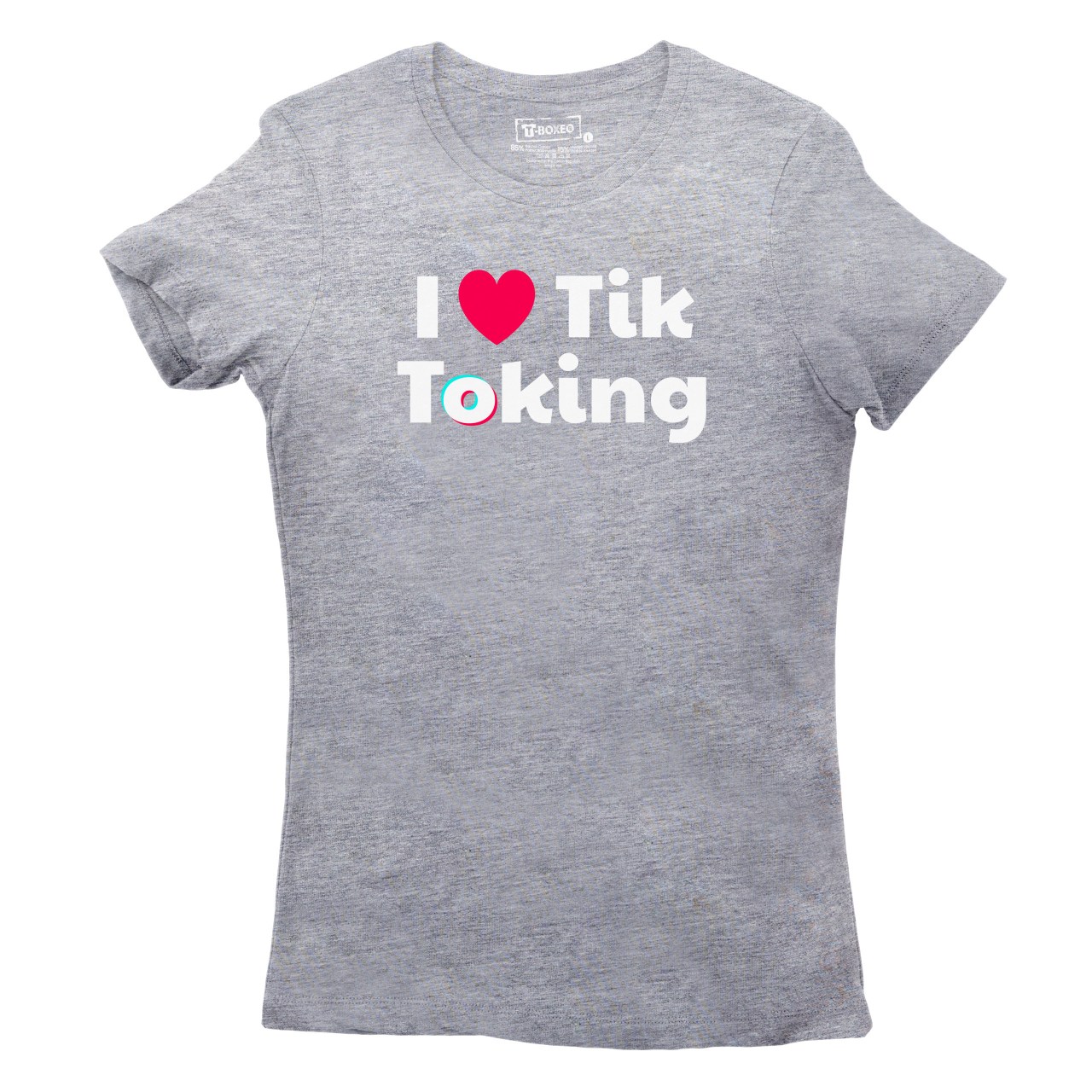 Dámské tričko s potiskem “I love Tiktoking”