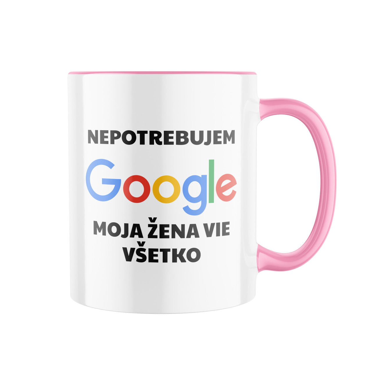 Keramický hrnek Nepotřebuji google SK