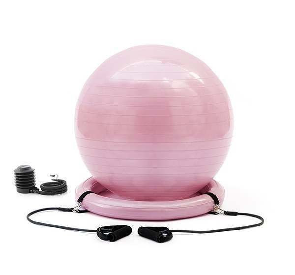 Jógový míček s kroužkem stability a odporovými pásy ashtanballl innovagoods (V0103025)