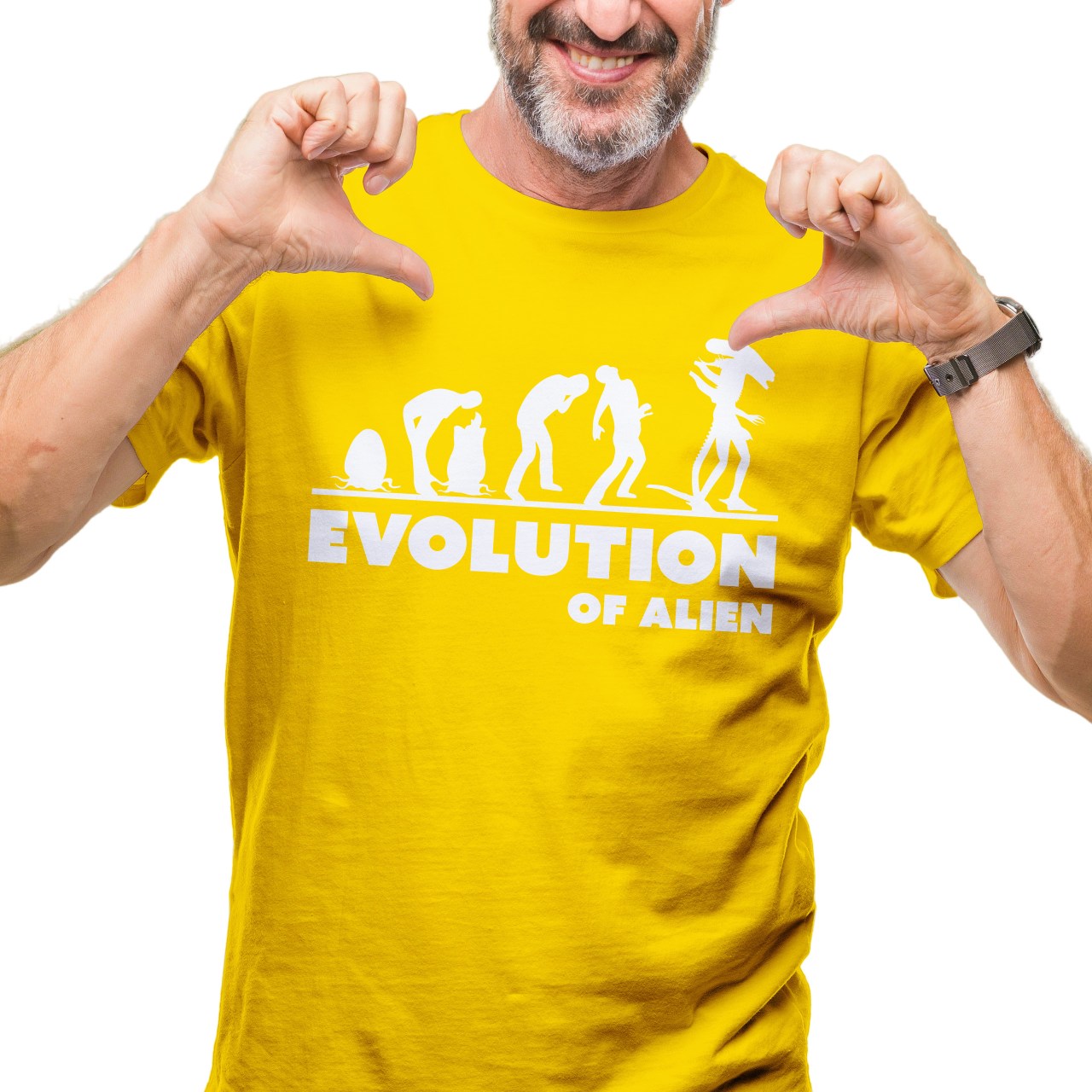 Pánské tričko s potiskem "Evoluce Vetřelce"