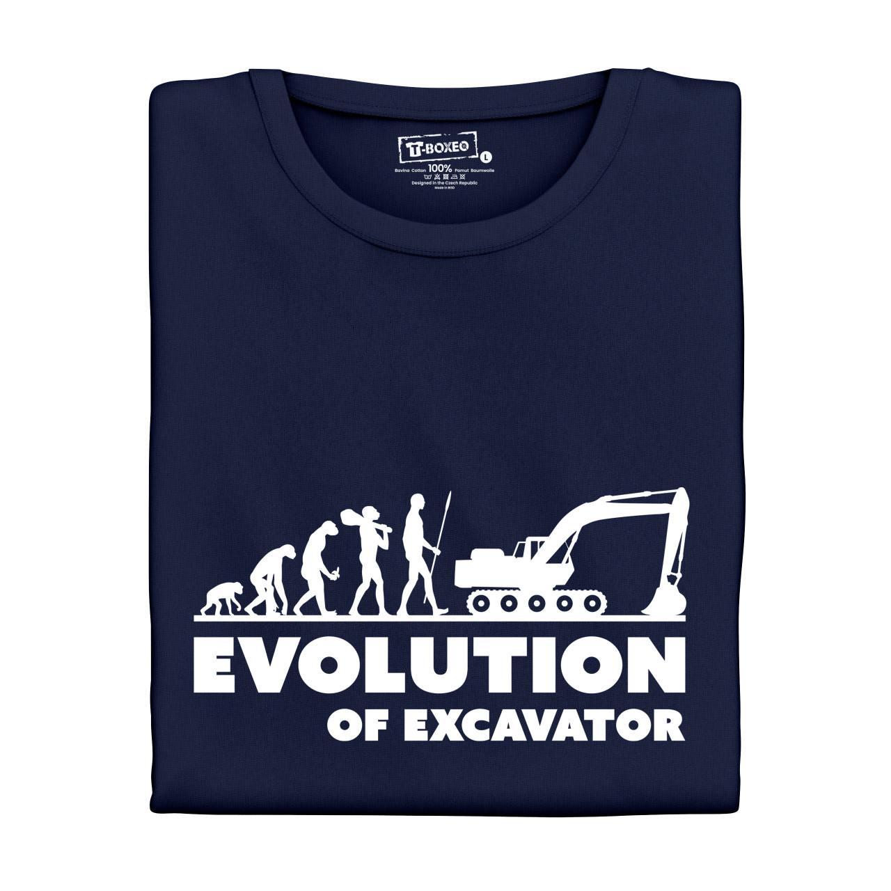 Pánské tričko s potiskem "Evoluce Bagristy"