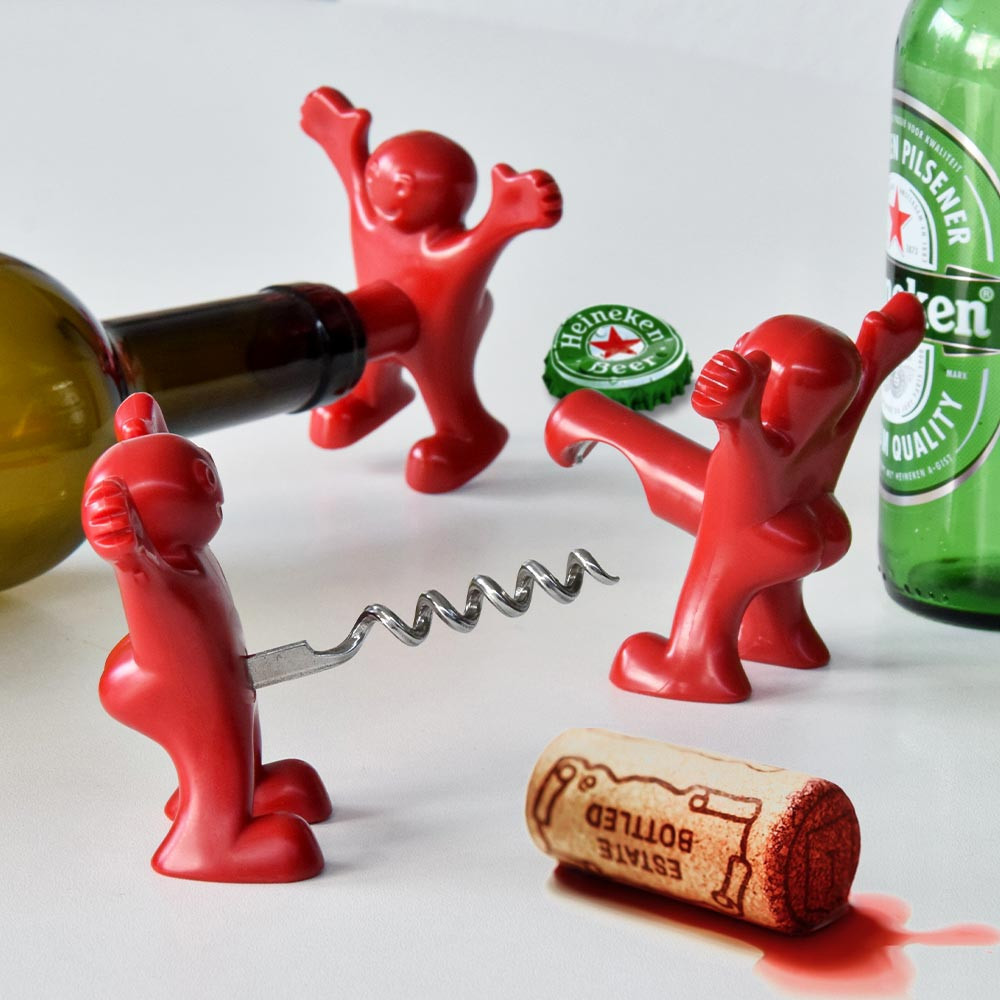 Vtipný set pomůcek na pivo a víno - II. jakost