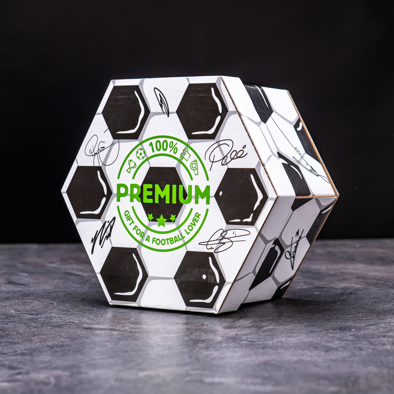 Hexagon s luxusní pánskou kosmetikou  - Fotbalový