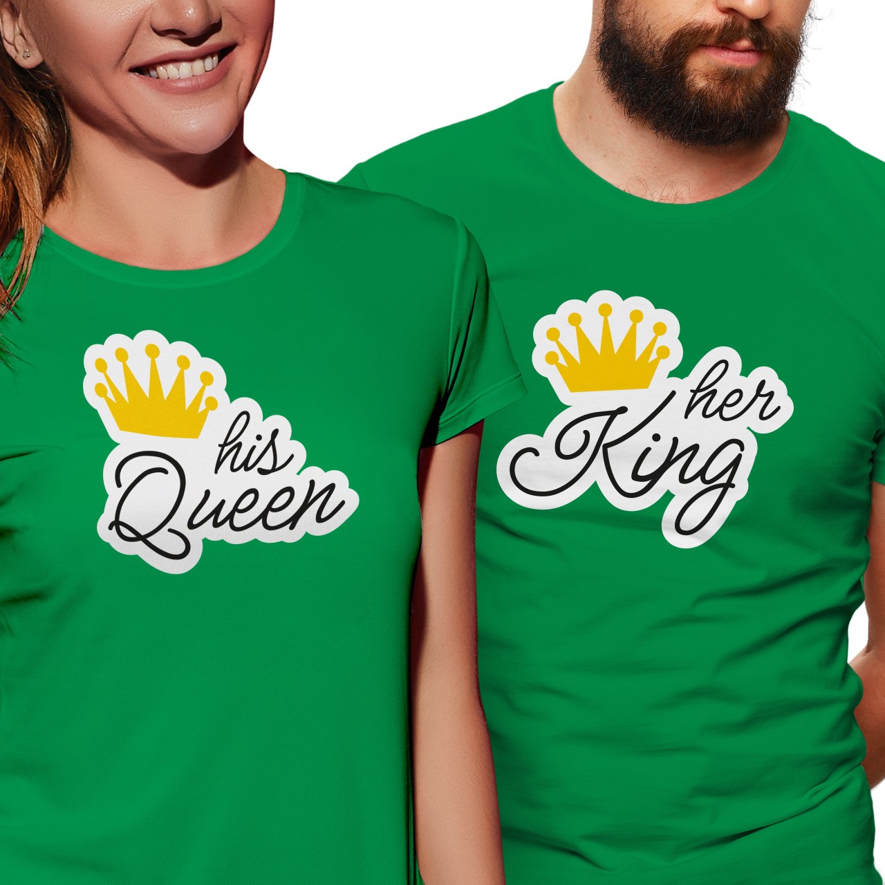 Dámské tričko s potiskem “His Queen”