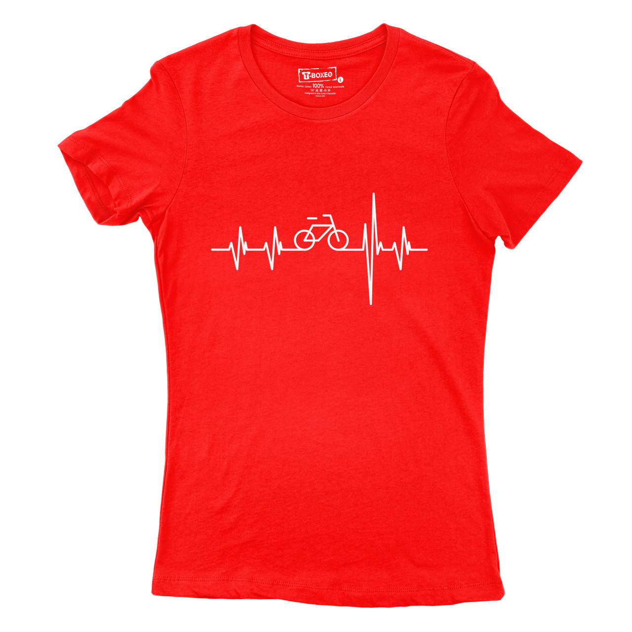 Dámské tričko s potiskem "Srdeční tep Kolo"