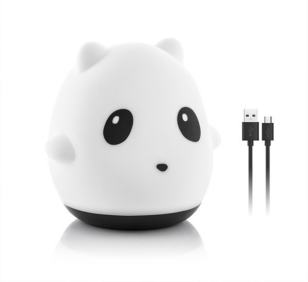 Nabíjecí silikonová dotyková lampa panda innovagoods (V0101250)