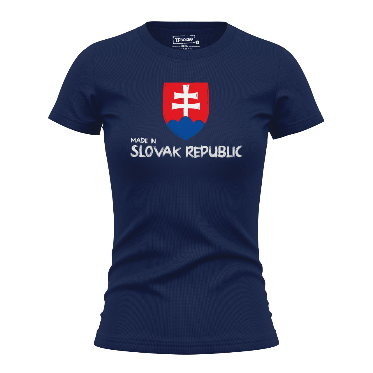 Dámské tričko s potiskem "Made in Slovak Republic" SK