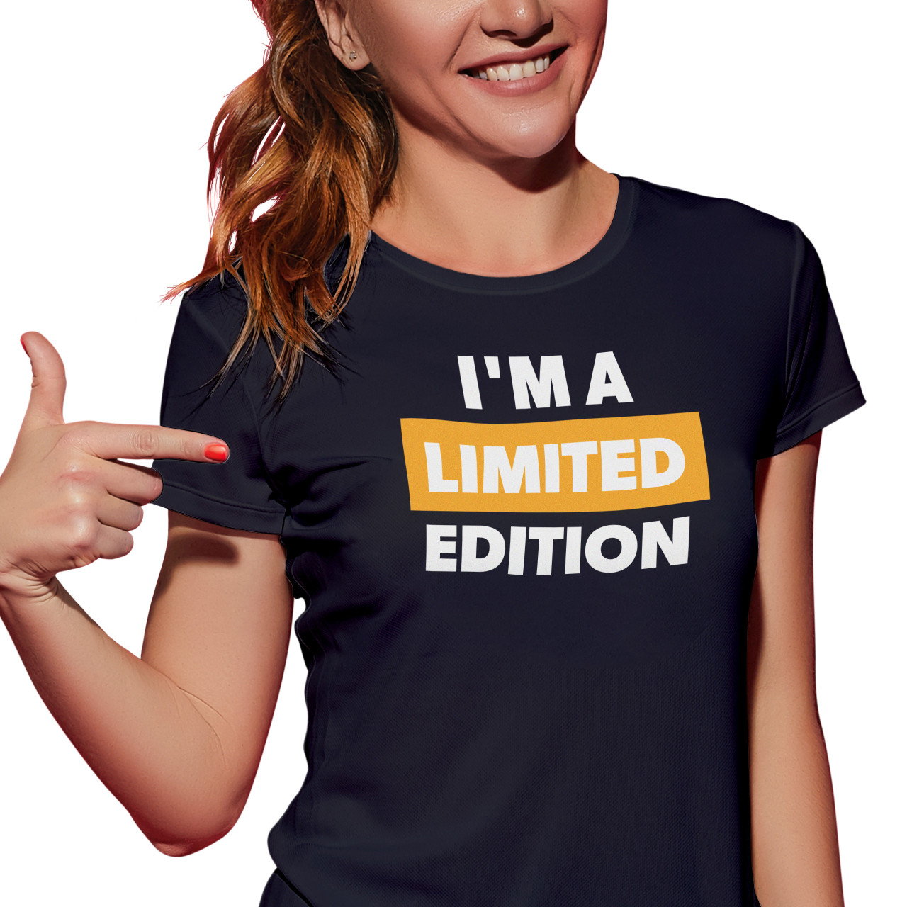 Dámské tričko s potiskem “Jsem limitovaná edice”