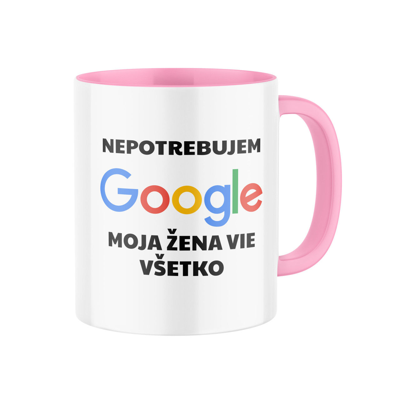 Keramický hrnek Nepotřebuji google SK