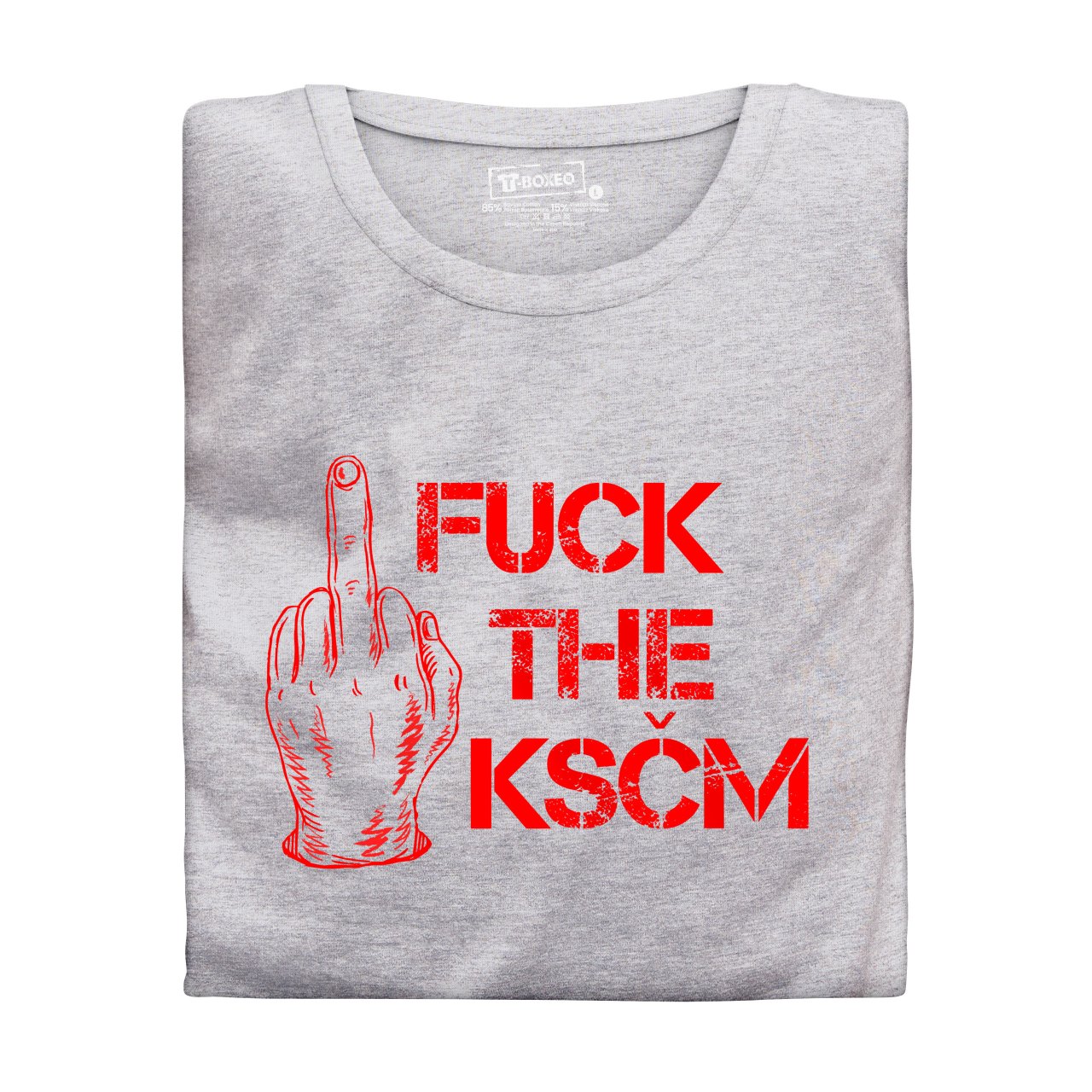 Dámské tričko s potiskem “Fuck the KSČM”