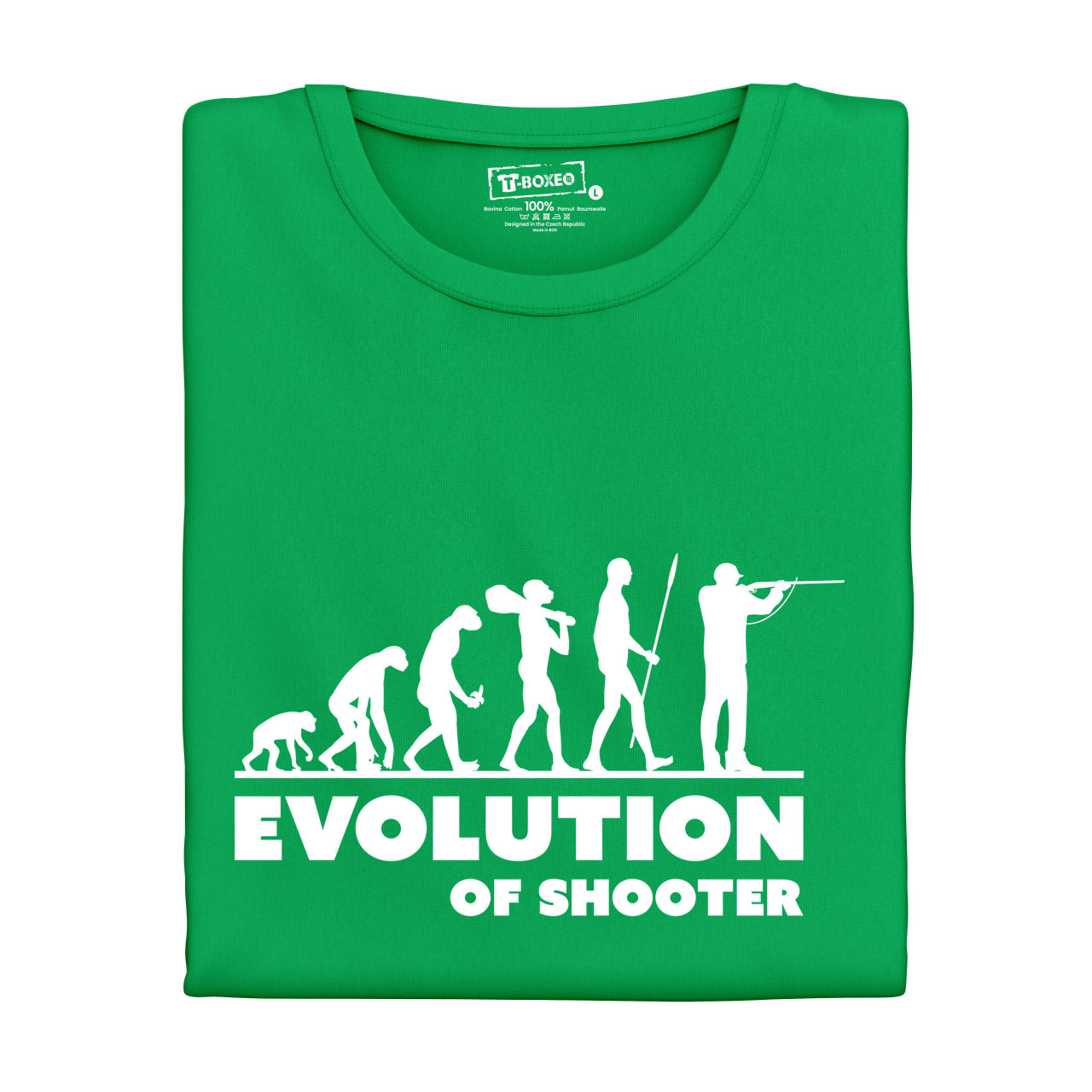 Pánské tričko s potiskem "Evoluce Střelce"