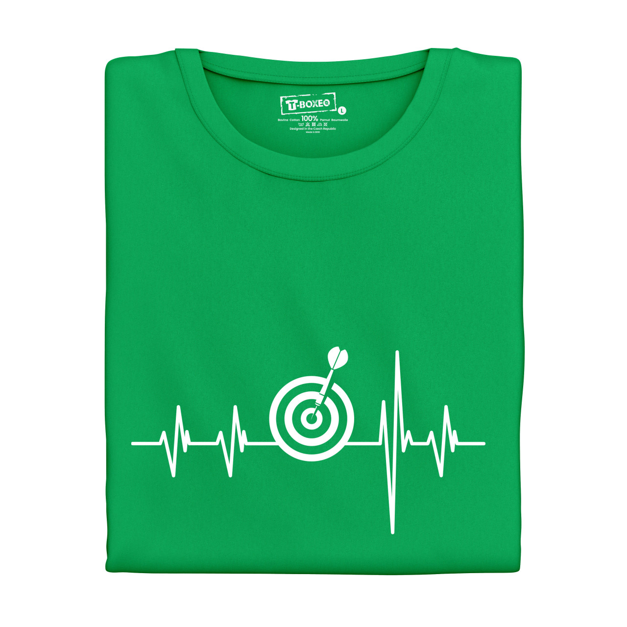 Pánské tričko s potiskem "Srdeční tep Šipky "