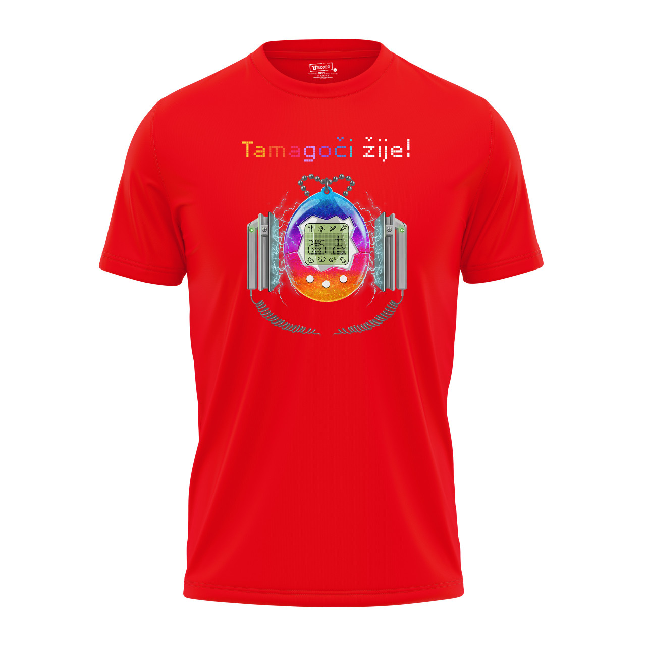 Pánské tričko s potiskem "Tamagoči" 