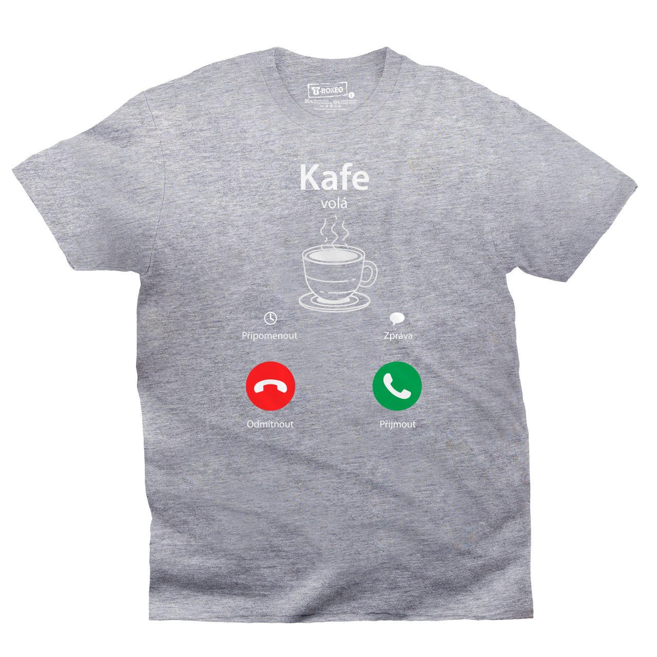 Pánské tričko s potiskem “Káva volá”