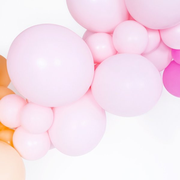 Latexový balónek - Pastelová opál růžová 27cm - 100 ks