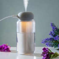 Ultrazvukový zvlhčovač a aroma difuzér s LED stearal innovagoods (V0103247)