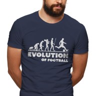 Pánské tričko s potiskem "Evoluce Fotbalisty"