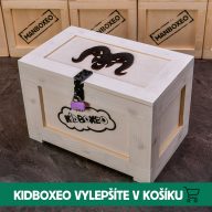 Dívčí truhla Kidboxeo – prázdná