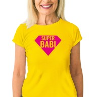Dámské tričko s potiskem “Super babi”