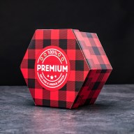 Hexagon s luxusní pánskou kosmetikou - Flanelový