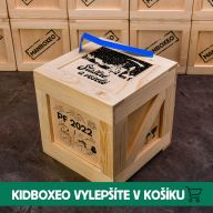Kidboxeo bedna s páčidlem – prázdná