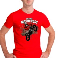 Pánské tričko s potiskem “Extreme Motocross"